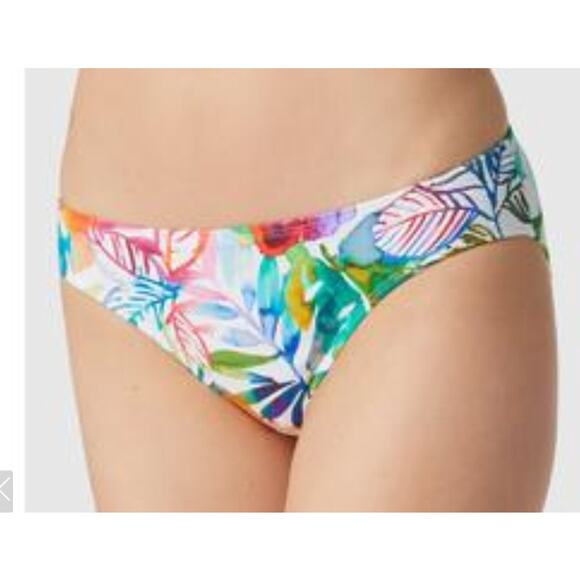 Lauren Ralph Lauren Print Hipster Floral Watercolor Swim Bottoms 16 NWT - Picture 3 of 3